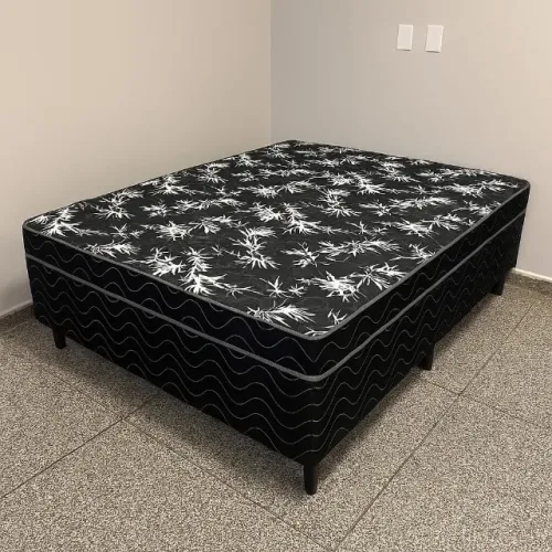 Conjunto De Casal Cama / Colchão Completa , NOVA