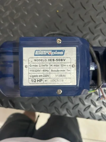 Bomba d'água Eletroplas ICS-50BV Uso Profissional 2,1m³/h 32m.c.a