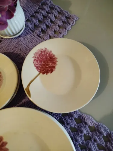 Pratos de porcelana
