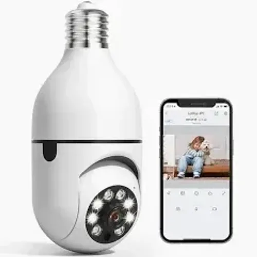 Câmera lampada wifi