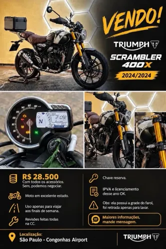 Triumph Scrambler 400x 2024