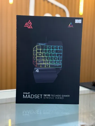 Teclado Gamer Knup de Uma Mão 