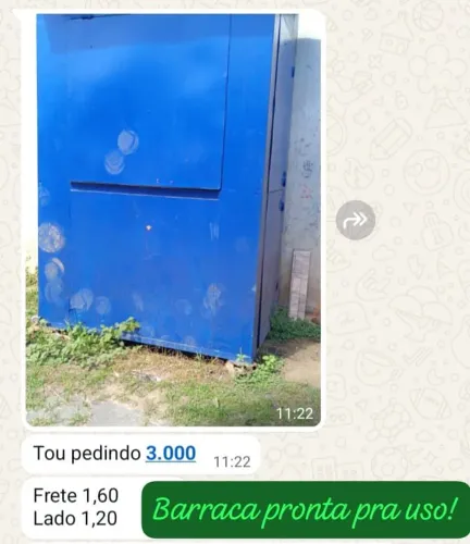 Vendo barraca pra você abrir seu próprio negócio