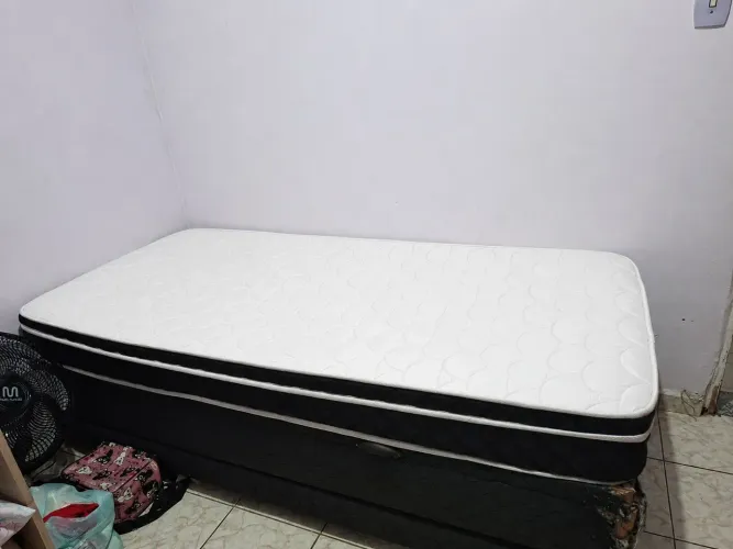 Cama box bau solteiro