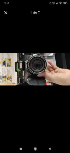 Máquina fotográfica semi profissional
