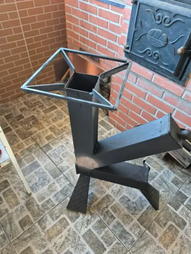 Fogão a lenha e carvão