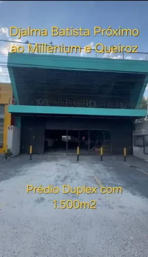 Alugo Prédio Comercial na Djalma Batista com 1.500m2. Próximo ao Queiroz e Millenium