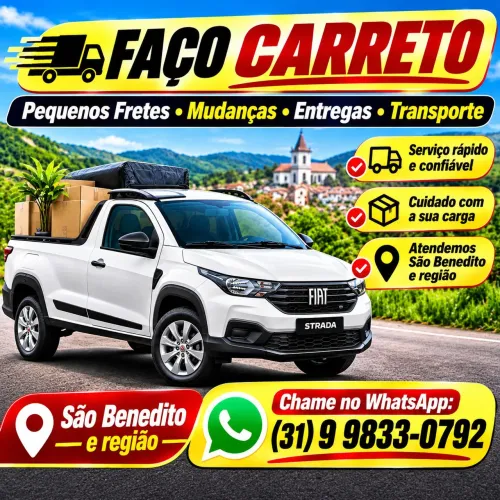 Carro - frete Santa Luzia