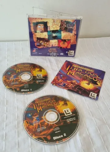 Antigo Jogo para PC - A Maldição da Ilha dos Macacos 1997