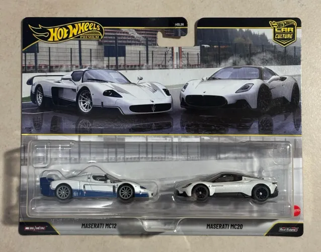 2-Pack Hot Wheels Premium Maserati MC12 / Maserati MC20