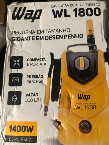 LAVADORA ALTA PRESSÃO WAP WL 1800 1400W 1500PSI NOVA