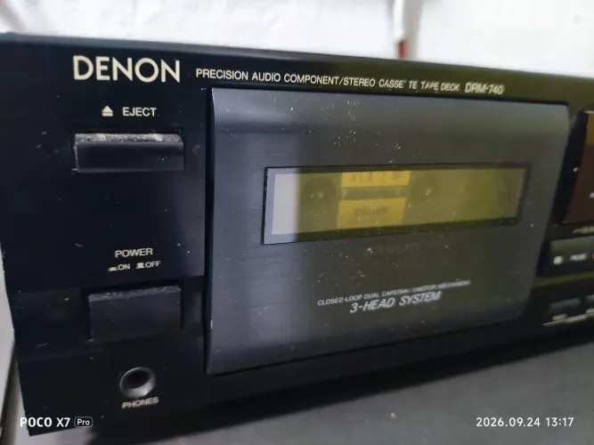 Tape deck 3 cabeças Denon DRM-740
