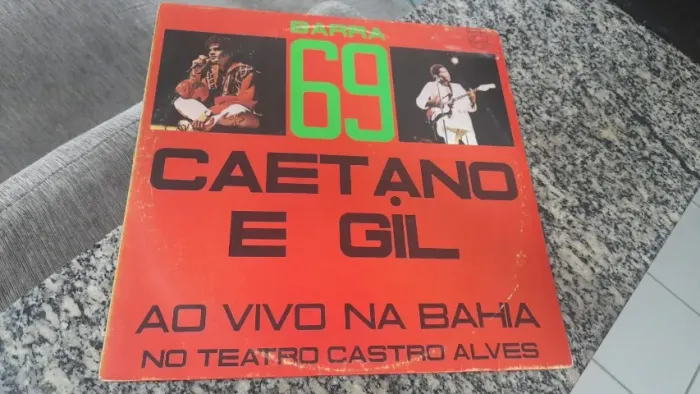 Lp  Caetano e Gil  - Barra 69 - ao vivo na Bahia 