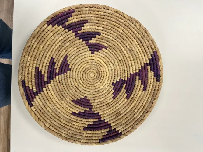 Cestas de Palha Natural Artesanal Decoração Mesa ou Parede