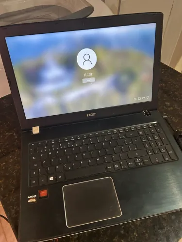 Notebook Acer 15.6" AMD A10 7ª Geração | 1TB HD | Formatado Windows 10