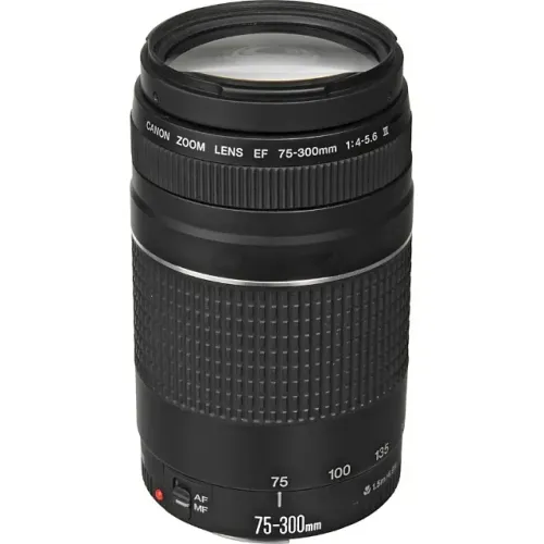Lente Zoom Teleobjetiva Canon EF 75-300mm F/4-5.6 III 