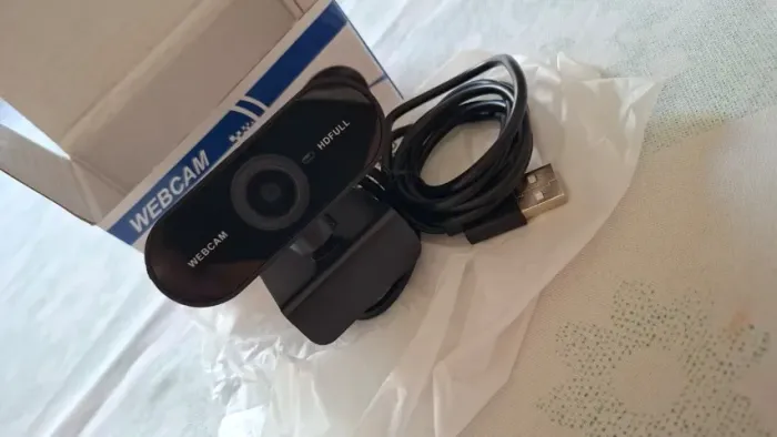 WebCam Caâmera de Computado Full HD 1080x1920p 2mp conector usb com microfone