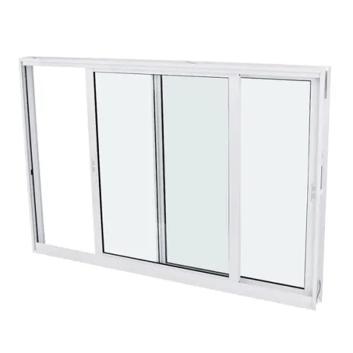 Janela de Correr 2 Folhas 120x200 Branca Alumínio com Vidro 4mm