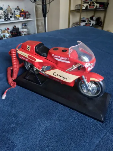 Moto Kawasaki Carreiga Telefone colecionador