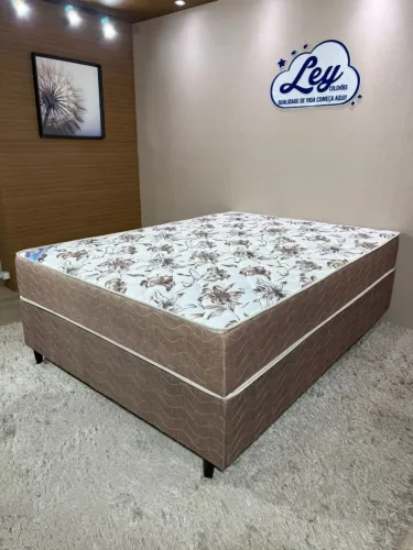 Cama casal Ley colchões _ Molas ensacadas