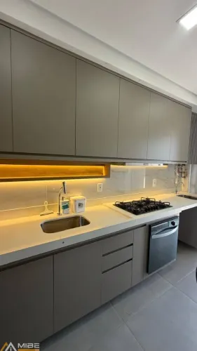 Apartamento com 2 dormitórios para alugar, 56 m² por R$ 3.584,00/mês - Parque Gabriel - Ho