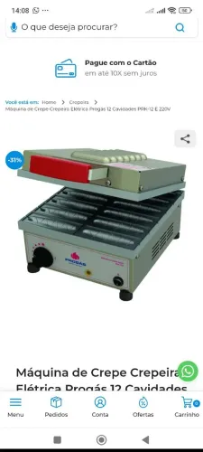 Máquina de crepe