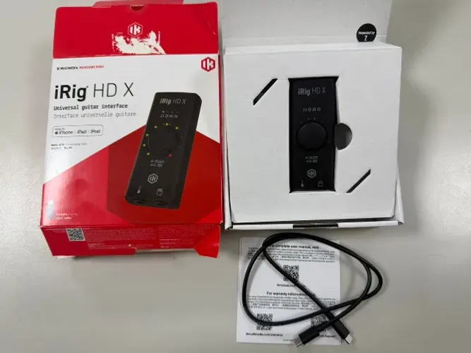 Irig Hd X - Interface De Audio Ik Multimedia - Usb Preto