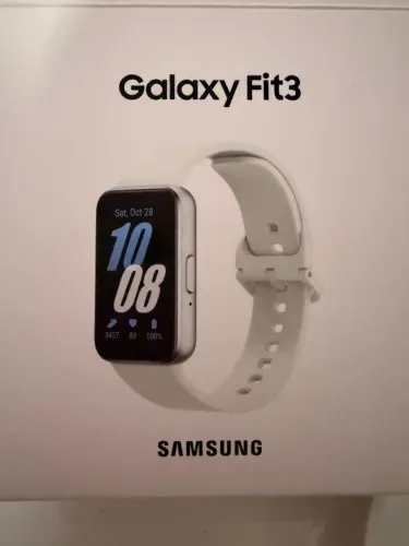Galaxy Fit 3 prata, novíssima, na garantia. Pouco usada