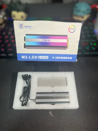 Dissipador Teucer SSD M.2 NVMe ARGB