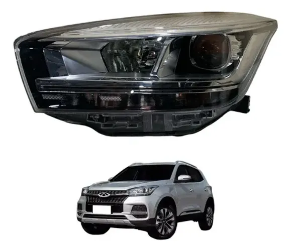 Farol Esquerdo Foco Duplo Chery Tiggo 5x 2021 A 2022 Esquerdo/motorista