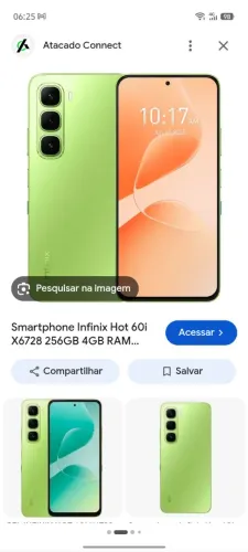Celular infinix smartphone completo novo em ótimo estado
