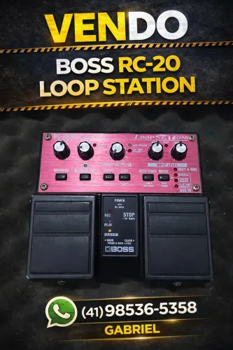 Pedal Guitarra Boss Rc20 Loop Station / Rc 20 