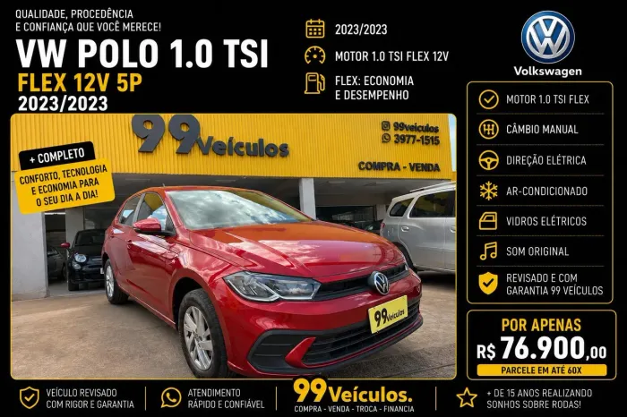 Volkswagen Polo 1.0 TSI Flex 12V 5P 2023