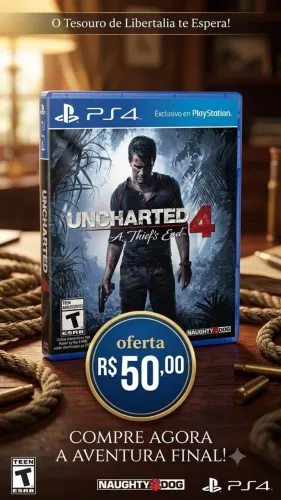 Jogo de ps4 | Uncharted 4