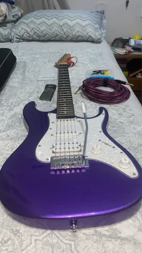 Guitarra tagima tg 520 roxa 