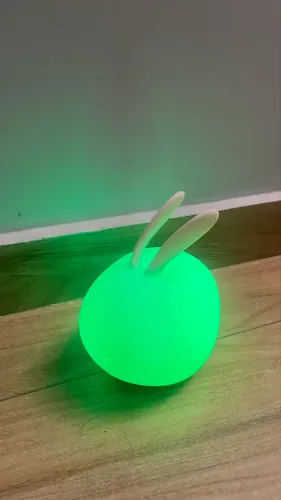 Luminária de led - Touch - em forma de Coelho