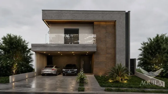 VENDA SOBRADO NOVO 285M² - 5 SUÍTES - PISCINA - ESCRITÓRIO - CONDOMÍNIO TERRAS ALPHA - VOT