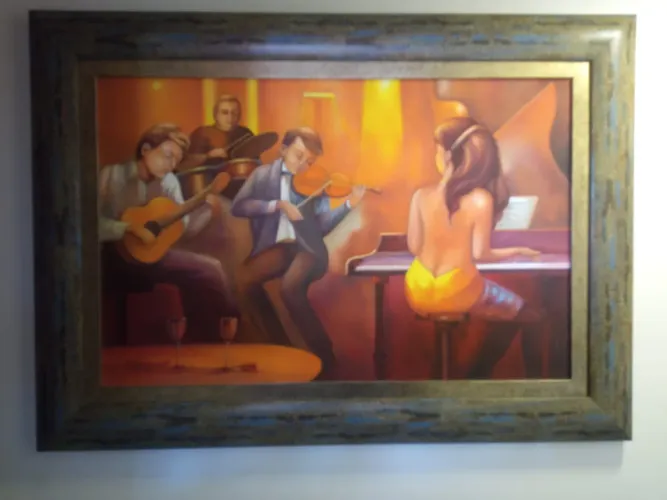 Obra de R.Mattos Pintura em tinta à óleo.
