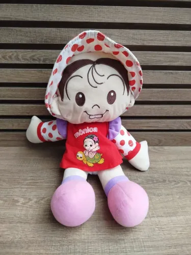 Boneca de Pano Mônica Xodozinho Turma da Mônica