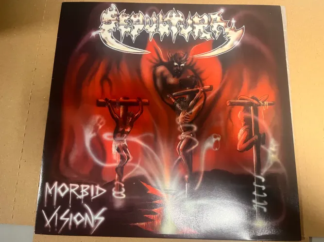 Sepultura Morbid Visions vinil lp segunda tiragem