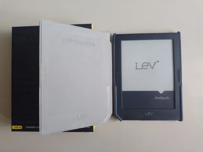 Leitor de livros digitais lev da saraiva