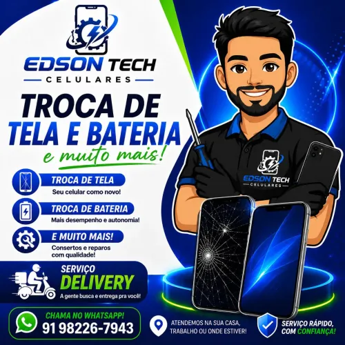 ? Assistência Técnica de Celular Delivery | Troca de Tela e Bateria