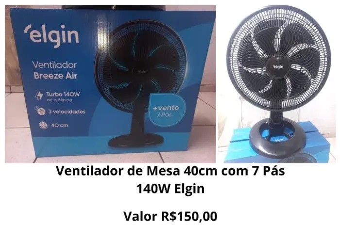 VENTILADOR NOVO NA CAIXA