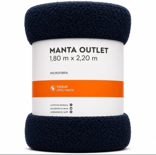 Manta outlet Câmesa Casal  1.80x2.00m
