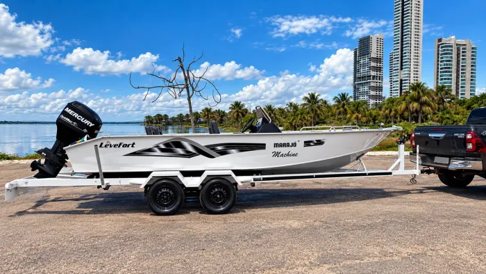 Barco Levefort Marajó + Mercury 90 HP + Carreta 2025 ? Completo!