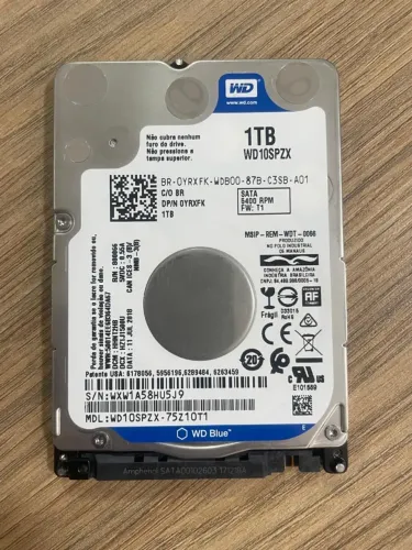 Disco rígido interno HDD 1Tb notebook 