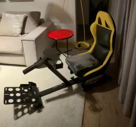 Simulador Cockpit Gamer Pilot Pro Stockcar Estação Completa (Usado)
