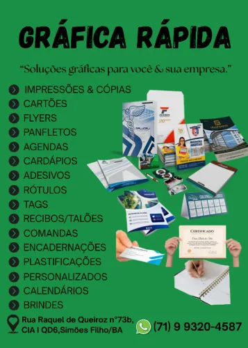 gráfica rapida em simões filho 