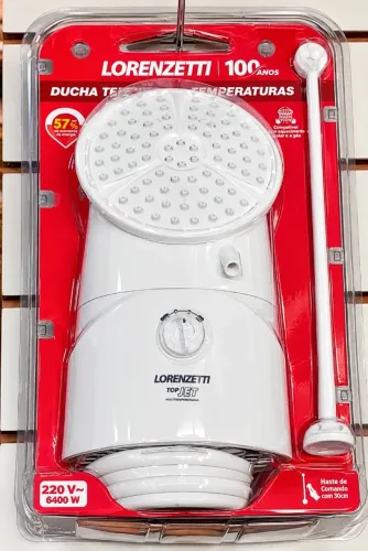Ducha Lorenzetti Top Jet Multitemperaturas 220V 6400W