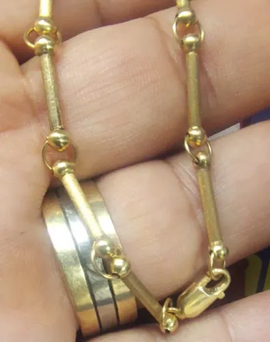 Pulseira Feminina Ouro 18 Kilates Peso 5.50 Gramas 2 mm